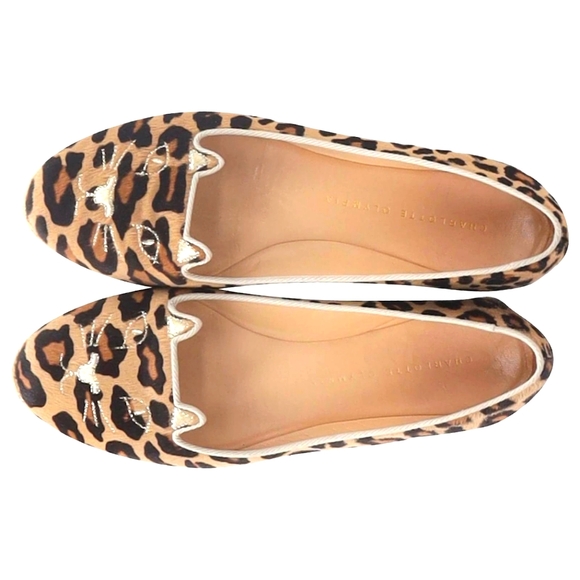 Charlotte Olympia kitty Leopard calf hair loafer Italy - Picture 14 of 16